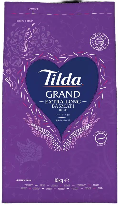 Tilda Grand Extra Long Basmati Rice Gluten Free 10kg