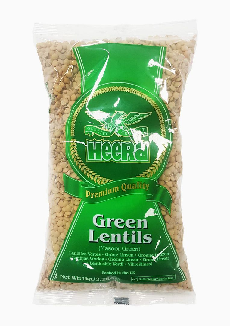 Heera Green Lentils (Masoor Green) 1kg