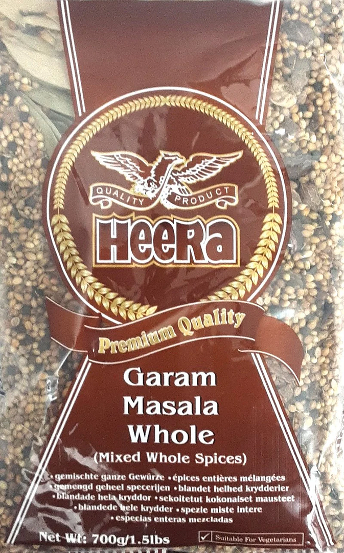 Heera Garam Masala Whole (Mixed Whole Spices) 700g