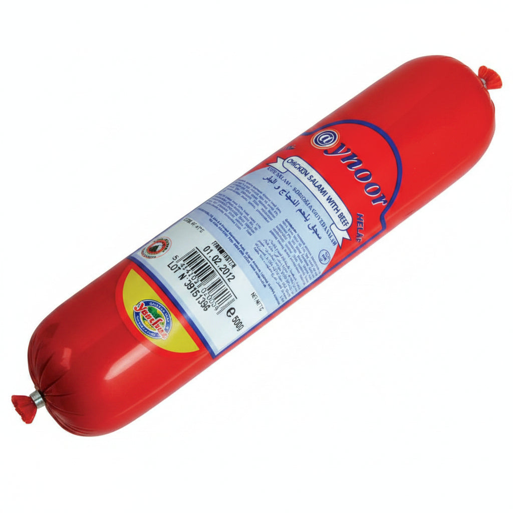 Ynoor Chicken Salami With Beef 450g