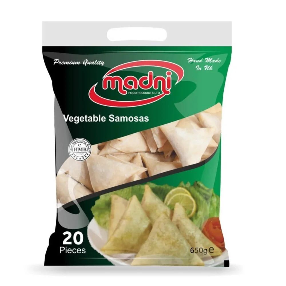 Madni Vegetable Samosas 20Pieces 650g