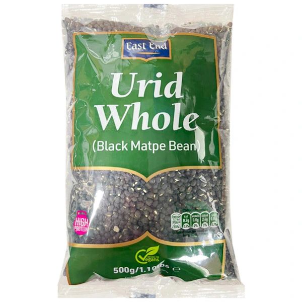 East End Urid Whole (Black Matpe Bean) 500g