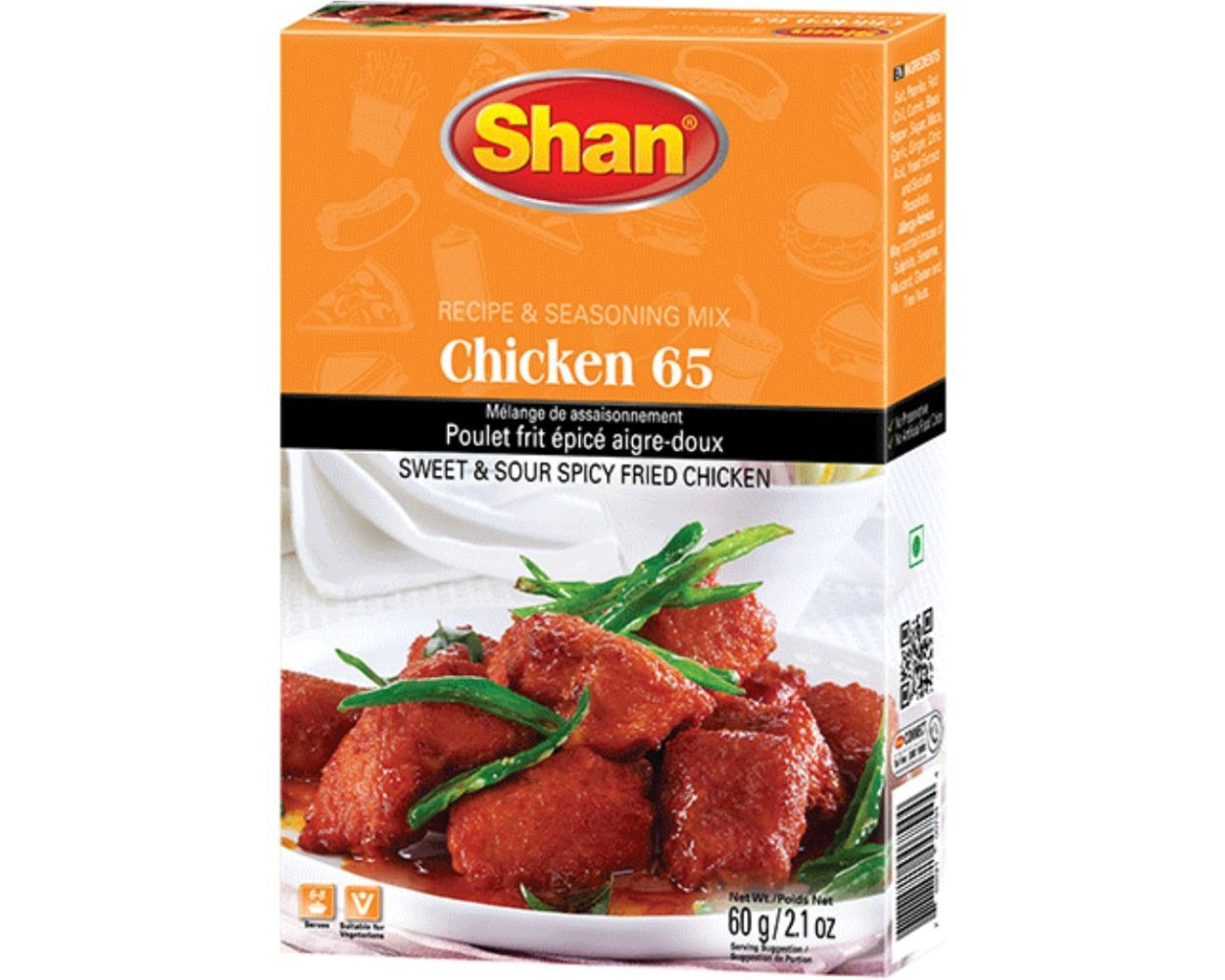 Shan Chicken 65 Seasoning Mix 60g