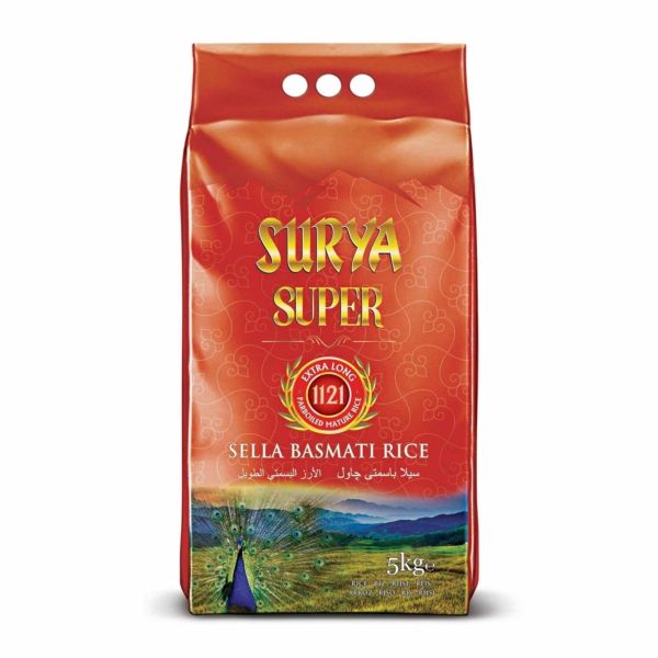 Surya Extra Long 1121 Sella Basmati Rice 5kg