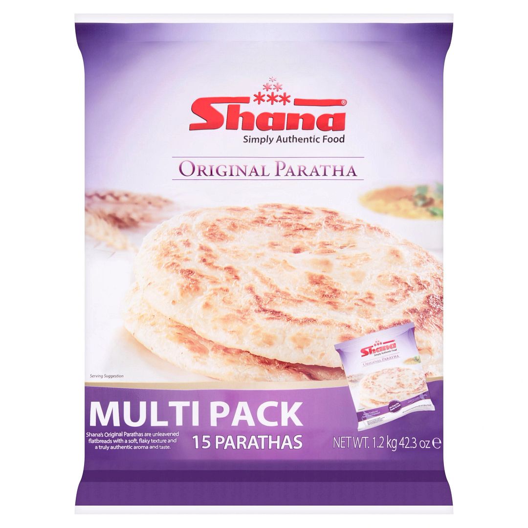 Shana Original Paratha Multi Pack 15 pieces 1.2kg