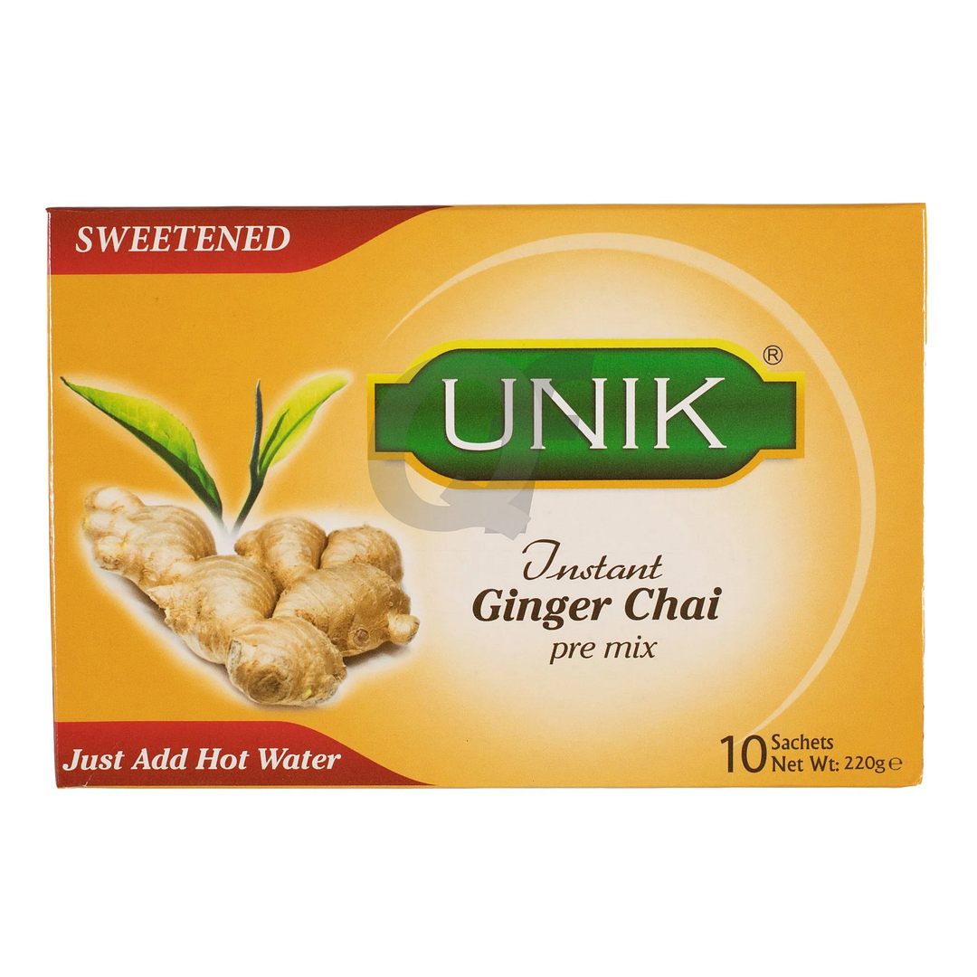 Unik Instant Tea Ginger Chai 220g (10 pcs)