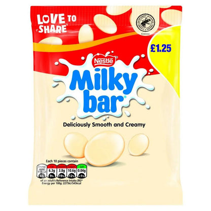 Nestle Milky Bar Deliciously Smooth and Creamy 85g
