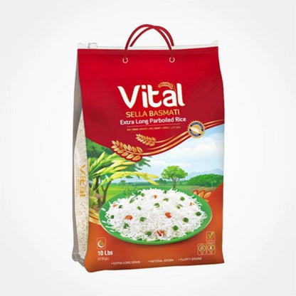 Vital Sella Basmati Extra Long Parboiled Rice 5kg