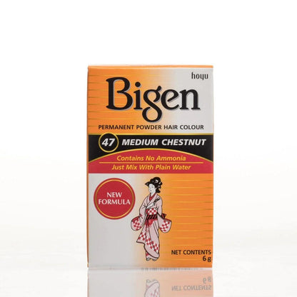 Bigen Medium Chestnut Permanent Powder Hair Colour 6g