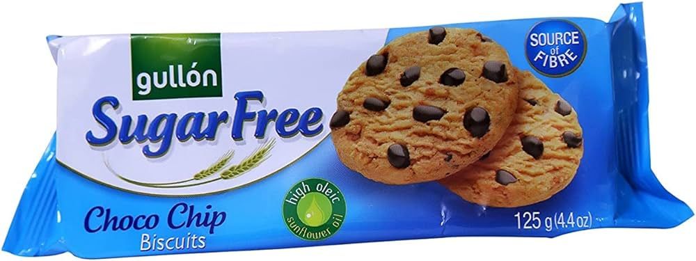Gullon Chocolate Chip Cookies (Sugar Free) 125g
