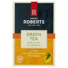 Roberts Green Tea With Lemon 180g