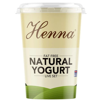 Henna Fat Free Natural Yogurt 400g