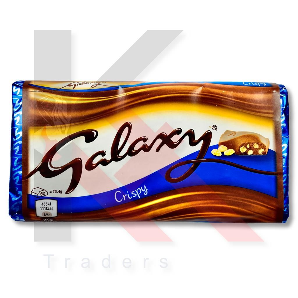 Galaxy Crispy Chocolate Bar 102g