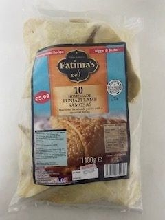 Fatima's Deli Hommade Punjabi Lamb Samosas 1100g
