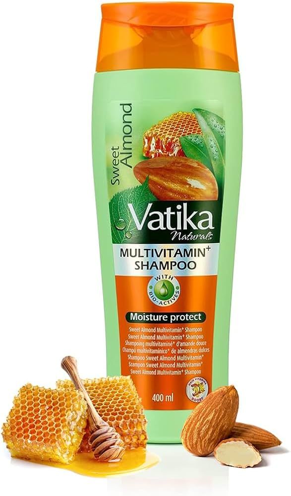 Vatika Sweet Almond Multivitamin+ Shampoo (Moisture Protect) 400ml