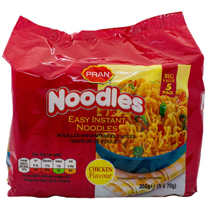 Pran Easy Instant Noodles Chicken Flavour 350g (5x70g)