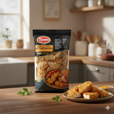 Tyson Southern Fried Crispy Chicken Mini Fillets 1kg