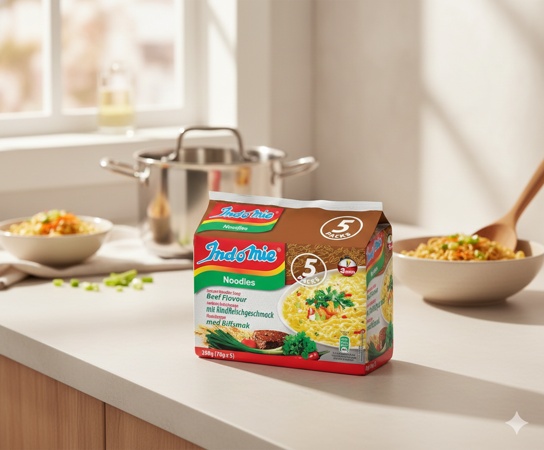 Indomie Noodles Beef Flavour 350g (70×5)