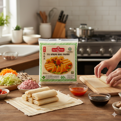 Spring Home TYJ Spring Roll Pastry 550g (40 Sheets)