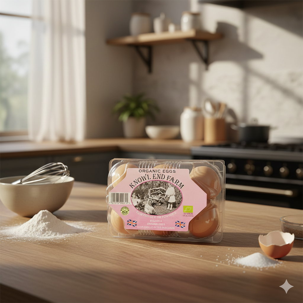 Knowl End Farm Organic Eggs (6 eggs)