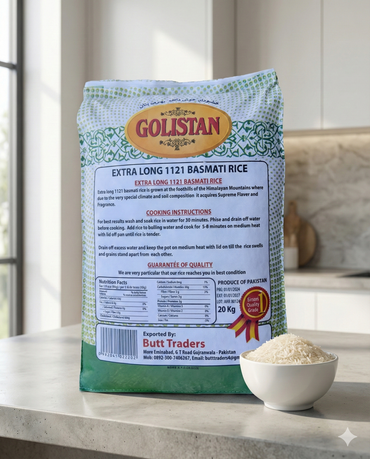 Golistan Extra Long 1121 Basmati Rice 20kg