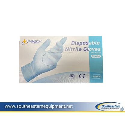 Xingyu Gloves Disposable Nitrile Gloves D5000 Size Medium (100 pcs)