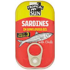 Tropical Sun Sardines In Sunflower Oil With Chilli 125g