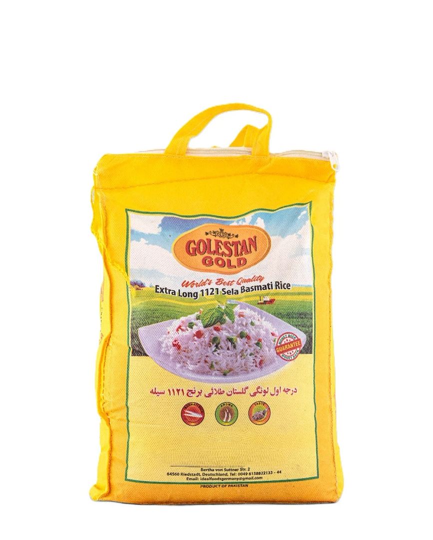 Golistan Gold Extra Long 1121 Basmati Sela Rice 1kg
