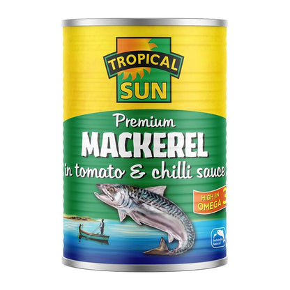 Tropical Sun Premium Mackerel (in Tomato & Chilli Sauce) 400g