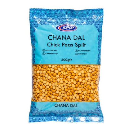 Top op Chana Dal (Chick Peas Split) 500g