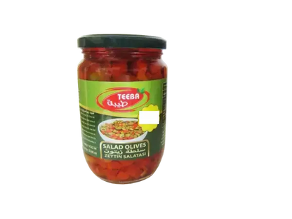 Teeba Sliced Olives Salad 660g