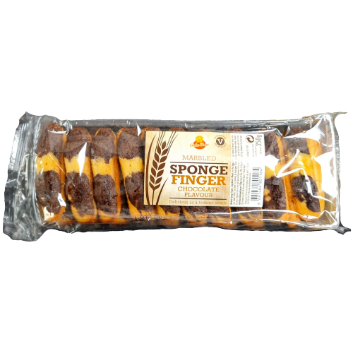 Cake Zone Sponge Finger Marbled Chocolate 250g (20 pcs)