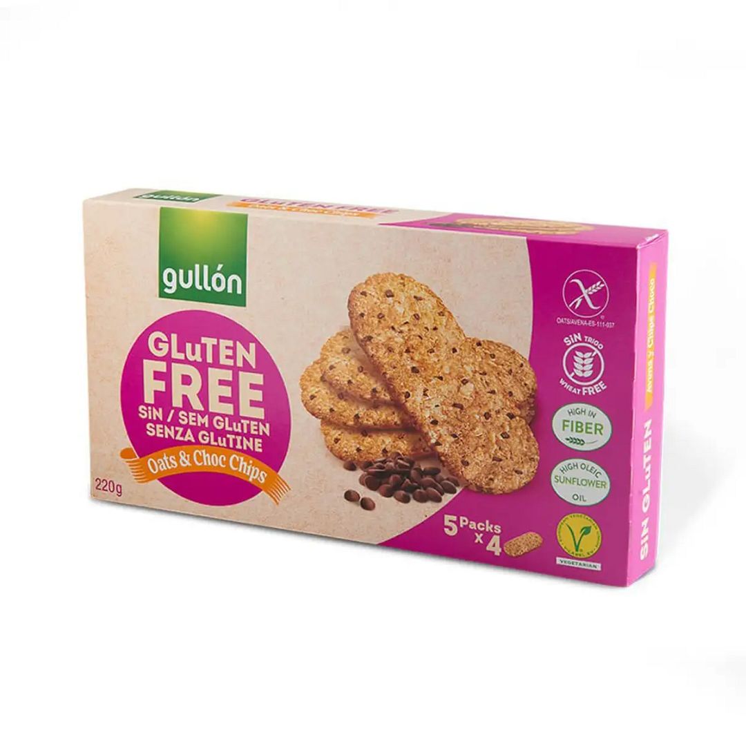 Gullon Gluten Free Oats & Choc Chips 220g