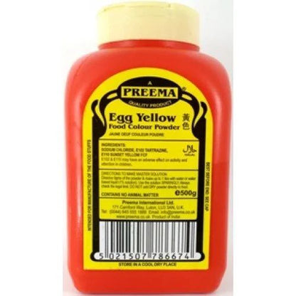 Preema Egg Yellow Food Colour Powder 500g
