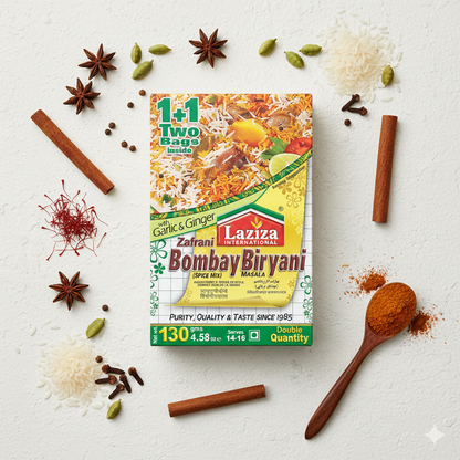 Laziza Zafrani (Saffron) Bombay Biryani 130g
