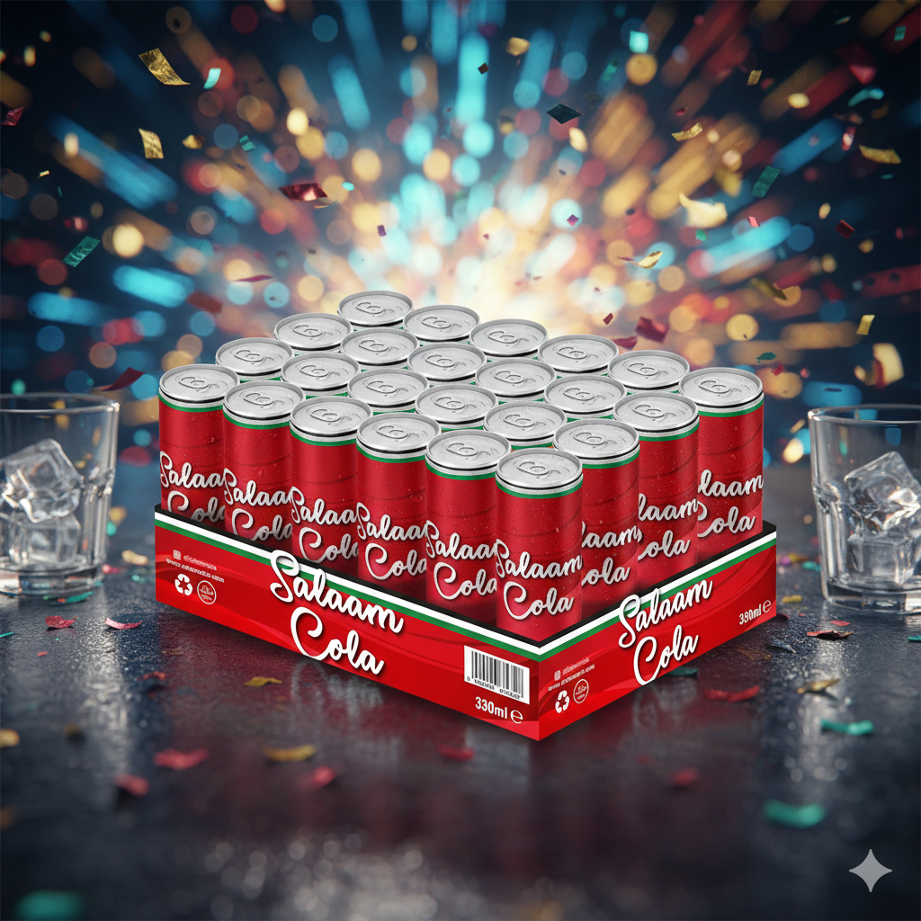 Salaam Cola Can keffiyeh edition (330ml ×24)