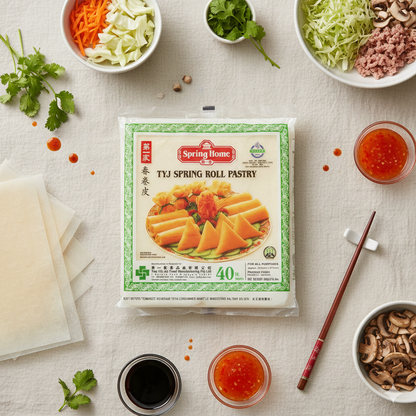 Spring Home TYJ Spring Roll Pastry 550g (40 Sheets)