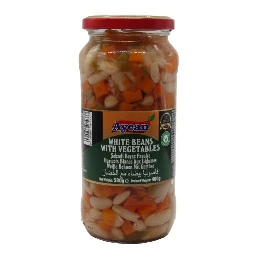 Aycan White Beans With Vegetables 580g