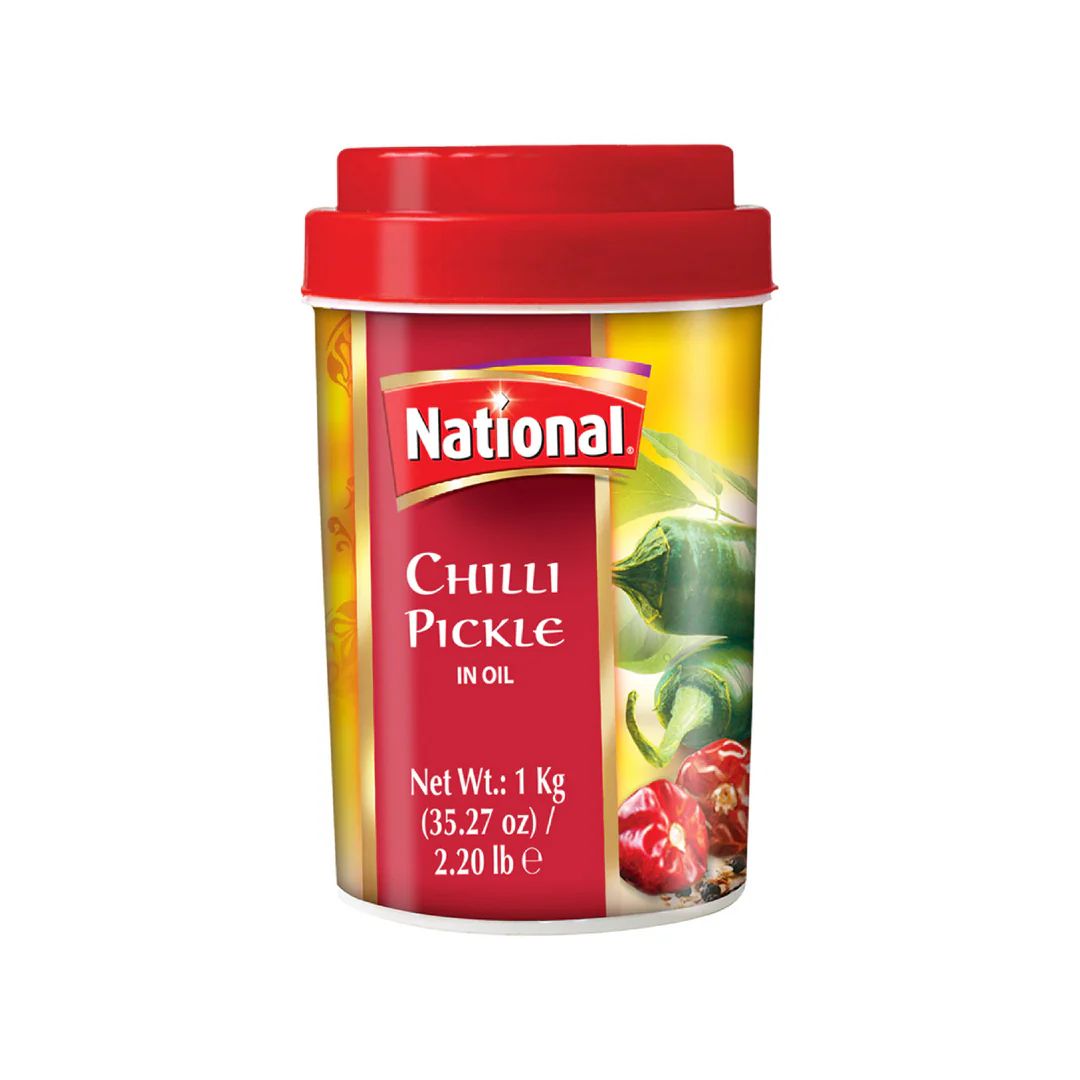 National Chilli Pickle In Oil 1kg