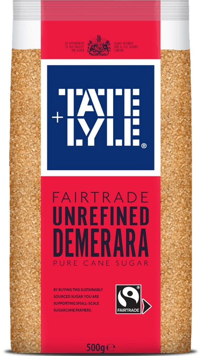 Tate Lyle Fairtrade Unrefined Demerara (Pure Can Sugar) 500g