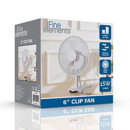 Fine Elements 6" Clip Fan