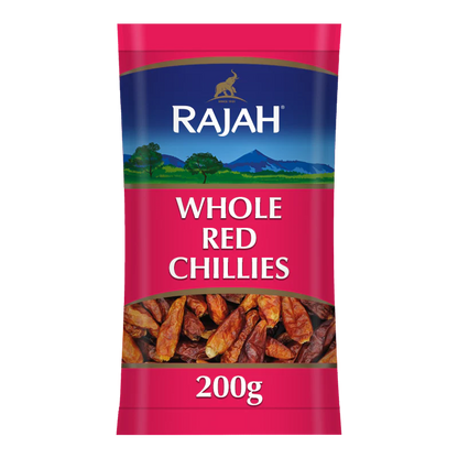 Rajah Whole Red Chillies (100% Pure) 200g