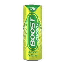 Boost Energy lemon & lime 250ml
