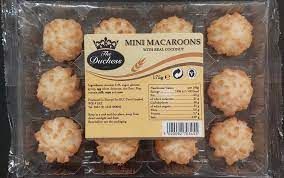The Duchess Mini Macaroons With Real Coconut 175g (12 pcs)