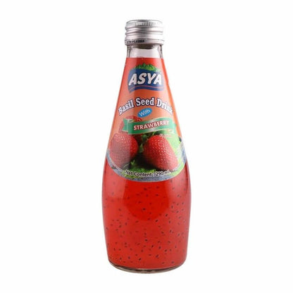 Asya Basil Seed Drink With Strawberry 290ml