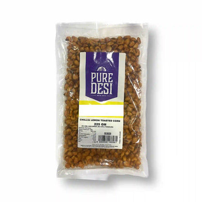 Pure Desi Chilli & Lemon Toasted Corn 225g