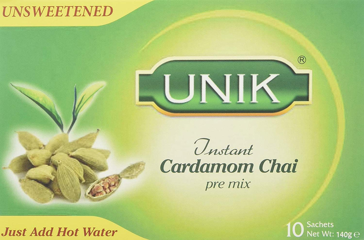 Unik Instant Tea Cardamom Chai 140g (10 pcs)