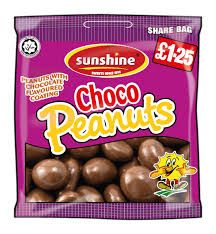 Sunshine Choco Peanuts 120g