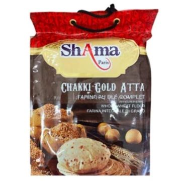 Shama Paris Chakki Gold Atta | Premium Whole Wheat Flour – First Choice ...