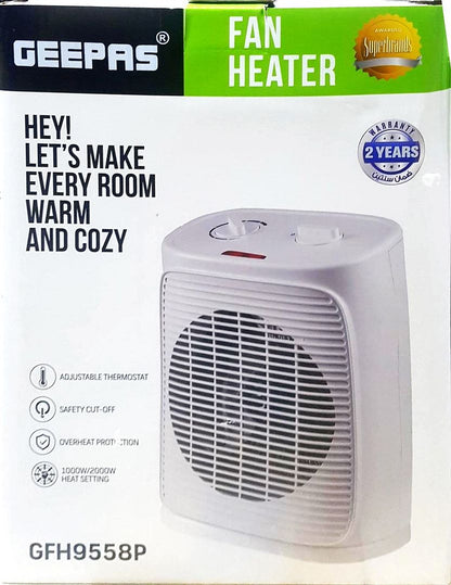 Geepas Fan Heater 1000/2000W